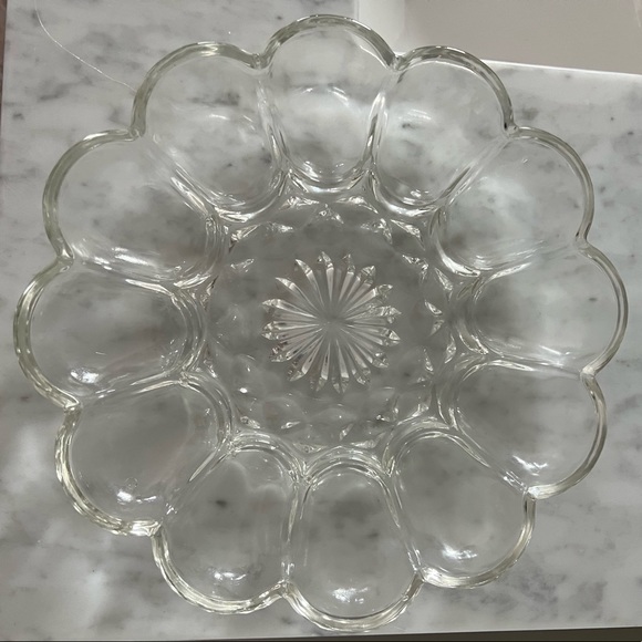 Other - Vintage Glass Deviled Egg Plate